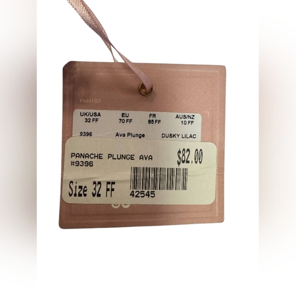 Panache NWT Plunge Ava Dusky Lilac Lace Bra Size 32FF - Picture 5 of 6
